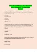 MGT103 Final Exam &vert; 321 Questions and Essays with 100&percnt; verified Answers