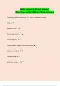  BUNDLE OF OHIO Drivers Ed Exams &vert;Questions with 100&percnt; Correct Answers