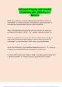 PSI Exam Property and Casualty &vert;Questions with 100&percnt; Correct Answers