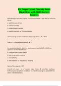  BUNDLE OF PSI Property and Casualty Exams &vert;Questions with 100&percnt; Correct Answers