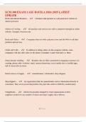 SCM 300 EXAM 2 ASU DAVILA 2024-2025 LATEST  UPDATE