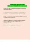 Texas Health insurance exam &vert;Questions with 100&percnt; Correct Answers