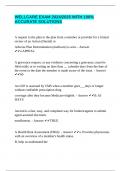 WELLCARE EXAM 2024&sol;2025 WITH 100&percnt; ACCURATE SOLUTIONS