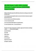 AN 300 Exam 1 with 100&percnt; Correct Answers &vert; Latest Version &lpar;2024&sol;2025&rpar; Expert Verified