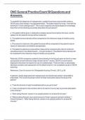ONC General Practice Exam 50 Questions and Answers&period;