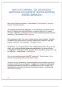 NEW OTFIT TRAINING TEST UPDATED 2024 QUESTIONS WITH CORRECT VERIFIED ANSWERS&sol; ALREADY GRADED A&plus;