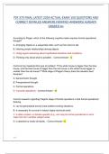 PSY 370 FINAL LATEST 2024 ACTUAL EXAM 150 QUESTIONS AND CORRECT DETAILED ANSWERS &lpar;VERIFIED ANSWERS&rpar; ALREADY GRADED A&plus;