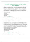 MCCQE1 Questions And Answers With Verified Study Solutions
