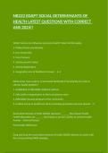 NR222 EDAPT SOCIAL DETERMINANTS OF HEALTH LATEST QUESTIONS WITH CORRECT ANS 2024&excl;&excl;