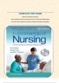 COMPLETE TEST BANK Guide For Fundamentals Of Nursing &colon; The Art And Science Of Person-Centered Care Tenth &comma; North American Edition  By Carol R&period; Taylor&comma; Pamela B Lynn & Jennifer L Bartlett&vert;&vert; All Chapters Latest Edition