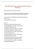 GSEC GIAC Security Essentials Exam Questions Complete Solutions A&plus;