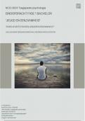 Toegepaste Psychologie NCOI&comma; Eindopdracht Fase 1&comma; Jeugd en Eenzaamheid&comma; Kind en Jeugdpedagogiek&comma; Geslaagd cijfer 8 2024