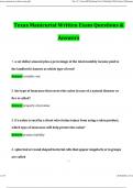 Texas Manicurist Written State Board Exam 2024 Questions and Answers Latest &lpar;2024 &sol; 2025&rpar; &lpar;Verified Answers&rpar;
