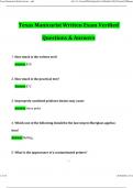 Texas Manicurist Written State Board Actual Exam 2024 Questions and Answers Latest &lpar;2024 &sol; 2025&rpar; &lpar;Verified Answers&rpar;