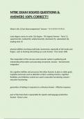 MTBC EXAM SOLVED QUESTIONS & ANSWERS 100&percnt; CORRECT&excl;&excl;