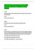 Referee Exam Questions with 100&percnt; Correct Answers &vert; Verified &vert; Latest Update