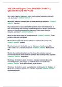 ADEX Dental Hygiene Exam 2024&sol;2025 GRADED A  QUESTIONS AND ANSWERS