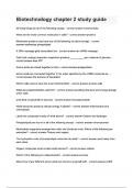 Biotechnology chapter 2 study guide-