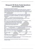 COMBINED Starguard Lifeguard Exam Study Questions and Answers Graded A 2024 