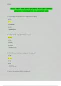 VISUAL MEDIA FINAL EXAM QUESTIONS WITH 100&percnt; CORRECT ANSWERS &vert; ESTUDY LATEST&comma; ALL ANSWERED 100&percnt; 2024