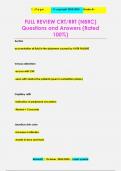 FULL REVIEW CRT&sol;RRT &lpar;NBRC&rpar; Questions and Answers &lpar;Rated  100&percnt;&rpar;
