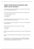 Tanker Endorsement questions with 100&percnt; correct answers
