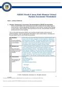 NR 351 SBAR Documentation for Anna Sink Assessment & Recommendation &lpar;GRADED A&rpar;