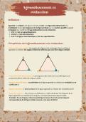 fiche r&eacute;sum&eacute; complet de cours agrandissement et r&eacute;duction 