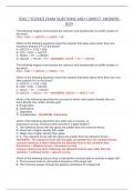 TEAS 7 SCIENCE EXAM QUESTIONS AND CORRECT ANSWERS 2024