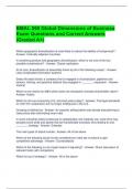  BMAL 590 Global Dimensions of Business Exam Questions and Correct Answers &lpar;Graded A&plus;&rpar;