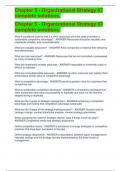 Chapter 5 - Organizational Strategy 67 complete solutions&period;