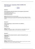 NR 329&colon; Exam 1 Questions With COMPLETE sOLUTIONS