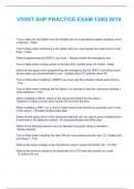 VIVINT SHP PRACTICE EXAM 130Q 2019