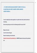 ATI OSTOMY CARE EXAM 2024&sol;2025 NEWEST&excl;&excl; COMPLETE ACTUAL ALL  160 QUESTIONS AND CORRECT ANSWERS &lpar;VERIFIED ANSWERS &rpar;  ALREADY GRADED A&plus;&period;