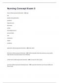 Nursing Concept Exam 3 2024&sol;2025