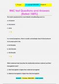 RNC test Questions and Answers &lpar;Rated 100&percnt;&rpar;