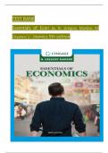 TEST BANK Essentials of Econ by N&period; Gregory Mankiw All  Chapters 1 - 24omics 9th edition
