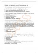 LABCE EXAM QUESTIONS AND ANSWERS