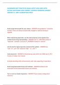 GUIDEWIRE BEST PRACTICES EXAM LATEST 2024-2025 WITH ACTUAL QUESTIONS AND CORRECT VERIFIED ANSWERS ALREADY GRADED A&plus; 100&percnt; GUARANTEED PASS&excl;