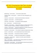 NR 503 Chamberlain Mid Term Anabell Questions And Answers Guaranteed Success&period;