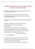 Industrial Storm Water Certified Operator Exam With Complete solutions &lpar;A&plus; Graded&rpar;