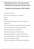 PDB Exam PACKAGE DEAL QUESTIONS WITH 100&percnt; CORRRECT ANSWERS &vert; LATEST UPDATE &vert; VERIFIED AND APPROVED 