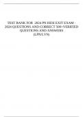 nlock Success with the Ultimate 2024 PN HESI EXIT Exam Test Bank&colon; 500&plus; Verified Questions & Answers for LPN&sol;LVN Excellence&excl;Prepare to excel in your nursing career with our comprehensive 2024 PN HESI EXIT Exam Test Bank&excl; Featuring over 500 verified questio