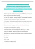 PAEDIATRIC PHYSIOTHERAPY EXAM REVISION QUESTIONS&period; ALL EXAM REVISION QUESTIONS AND CORRECT ANSWERS &lpar;ALREADY GRADED A&plus;&rpar; &lpar;2024 UPDATE&rpar; 100&percnt; GUARANTEED