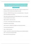 PAEDIATRIC PHYSIOTHERAPY&period; ALL EXAM REVISION QUESTIONS AND CORRECT ANSWERS &lpar;ALREADY GRADED A&plus;&rpar; &lpar;2024 UPDATE&rpar; 100&percnt; GUARANTEED