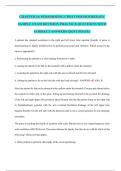 CHAPTER 24&colon; PERFORMING CHEST PHYSIOTHERAPY&period; SAMPLE EXAM REVISION PRACTICE QUESTIONS WITH CORRECT ANSWERS &lpar;2024 UPDATE&rpar;