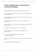 PKSC 1020 Batt Exam 1 Questions & Answers 2024&sol;2025