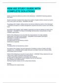 HSM EXAMS BUNDLE &lpar;COMPLETE PACKAGE&rpar;&vert;&vert; QUESTIONS AND ANSWERS 100&percnt; VERIFIED&excl;&excl;