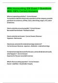 WSU Accounting 230 Exam 1 Questions With 100&percnt; Correct Answers  2024