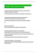 WSU Accounting 230 Exam Questions With 100&percnt; Correct Answers 2024